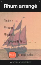 étiquette rhum arrangé bateau pirate hd