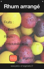 étiquette rhum arrangé mirabelles hd