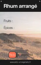 étiquette rhum arrange plage2 hd