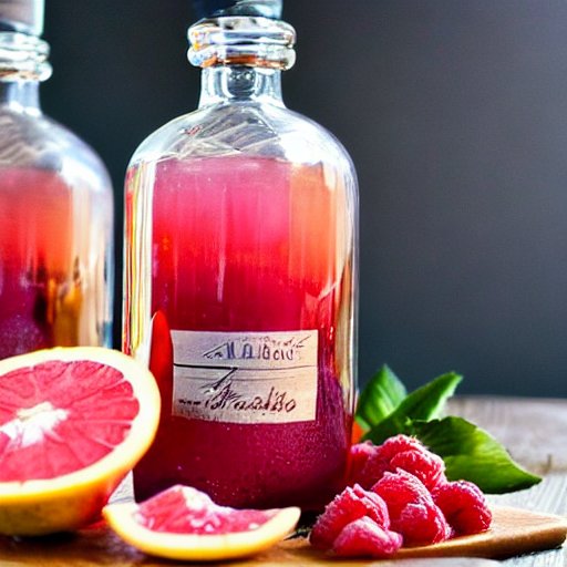 Rhum arrangé pamplemousse et framboises Rhum arrangé pamplemousse et framboises
