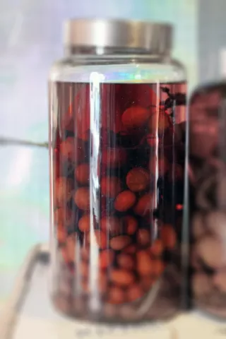 Rhum arrangé dattes et raisins